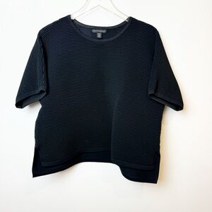 Saks Fifth Avenue | Unique Ribbed Nylon Top